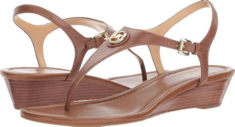 michael michael kors ramona leather wedge sandal